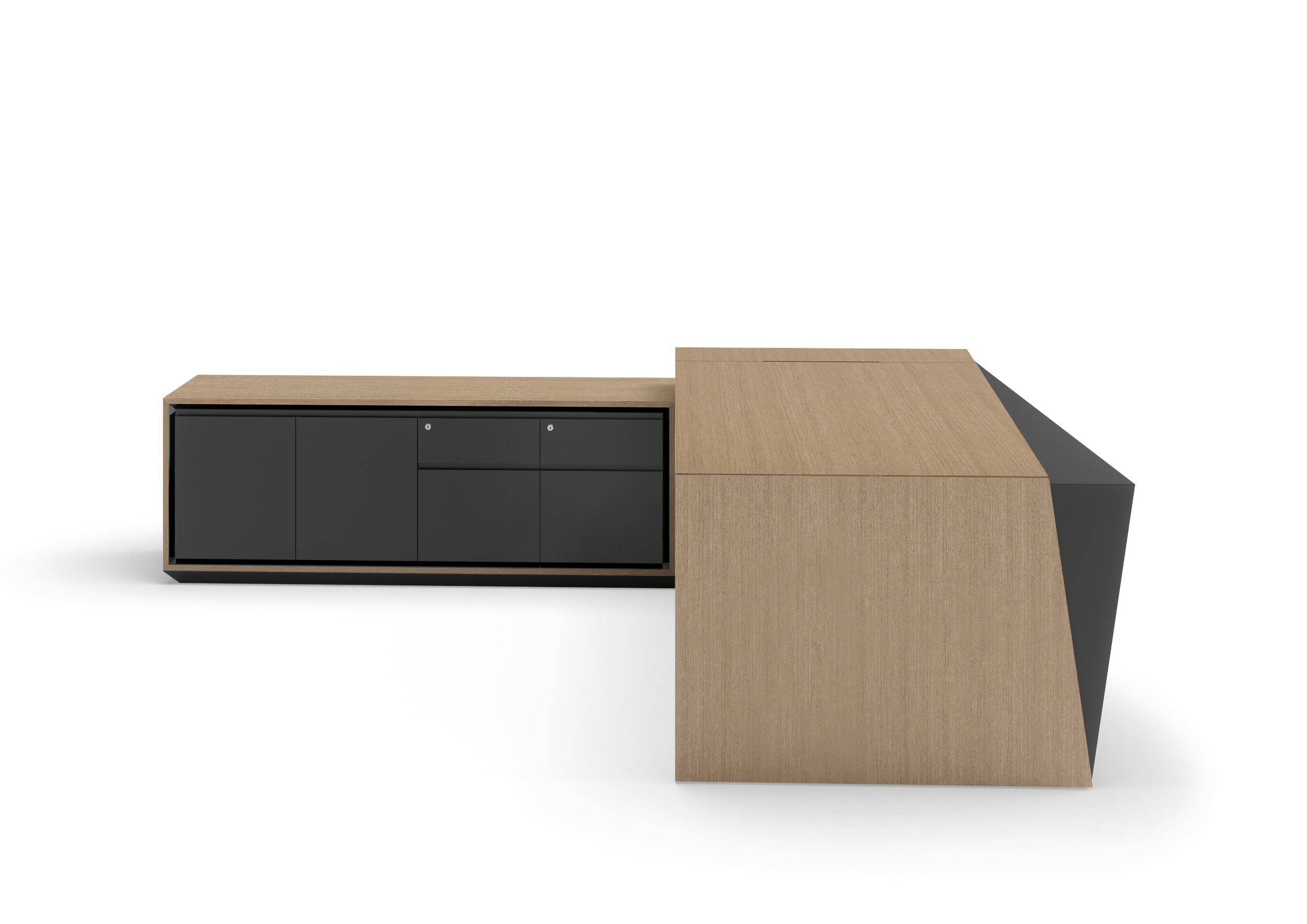 7 Apex Executive Desk with Return Himalayas Lamex